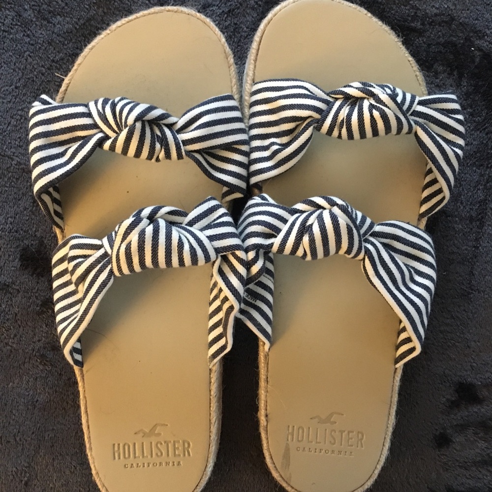 Hollister striped sandal